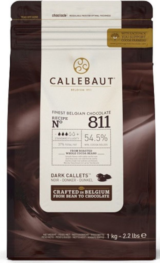 Barry Callebaut 811 Zartbitter Schokolade Kuvertüre 1 kg