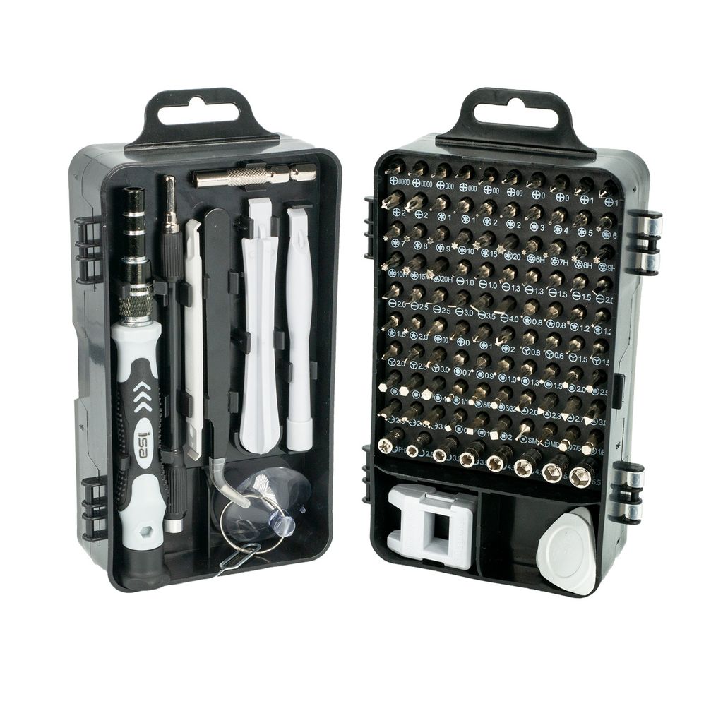 Intirilife 115-teiliges Set Präzision Werkzeug Schraubendreher Set - Feinmechanik Werkzeug, Schraubenzieher Kit zur Reparatur von Smartphone, Bril...
