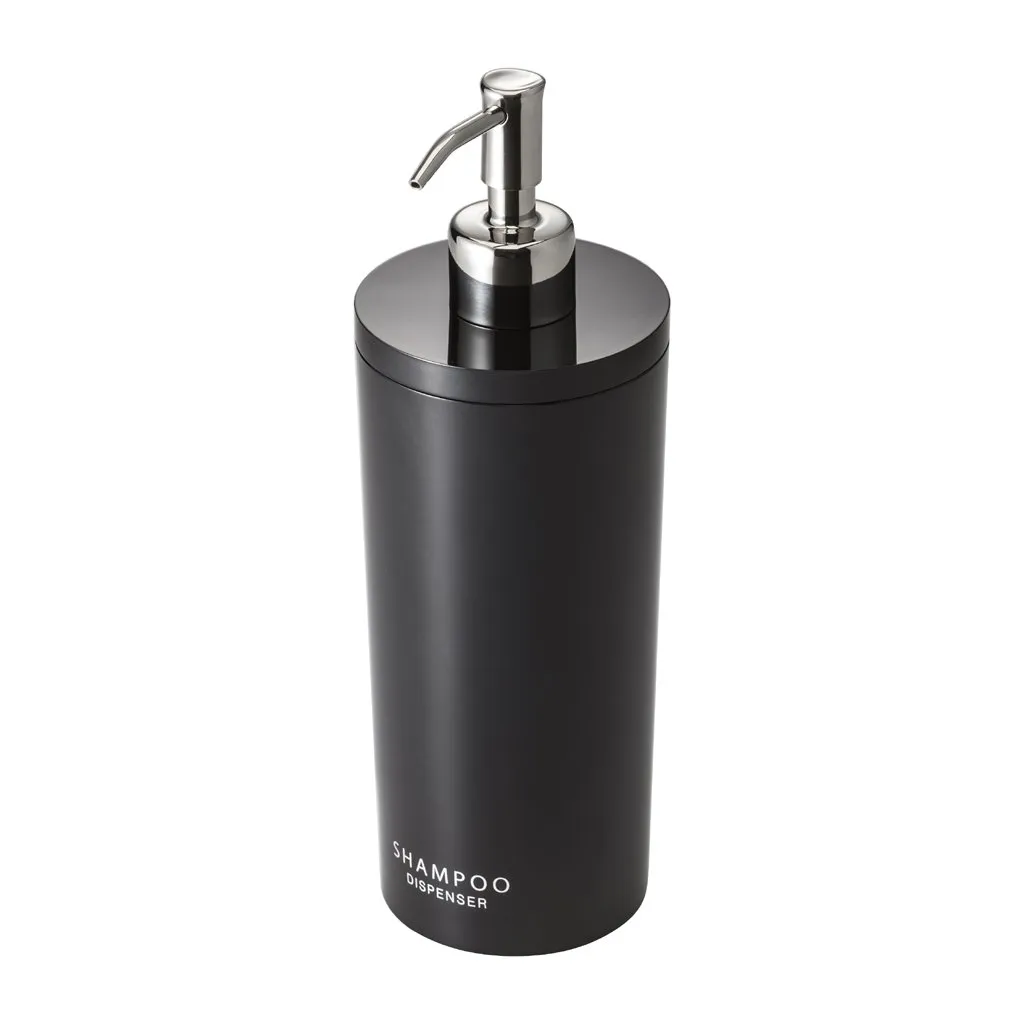 Distributeur de savon noir 500ml Yamazaki 2929 en ABS haute résistance