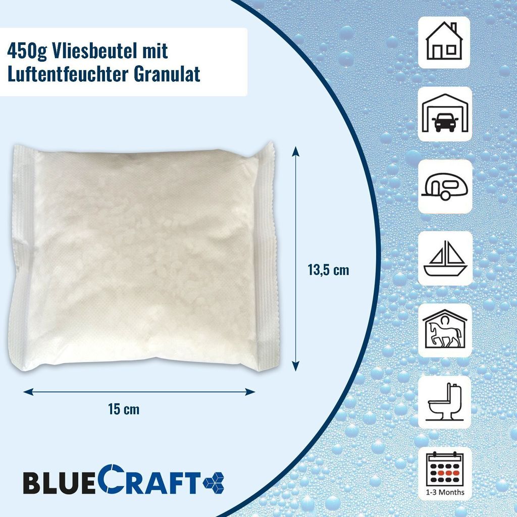 12x 450 g Luftentfeuchter Granulat Nachfüllpack im Produktbild 2