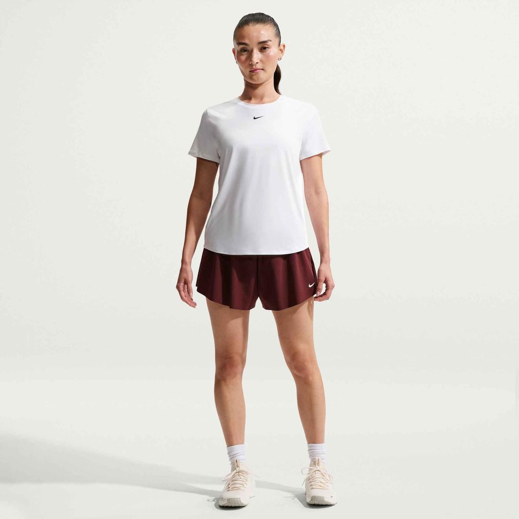 Nike W Nk One Classic Df Ss Top White/Black White/Black L