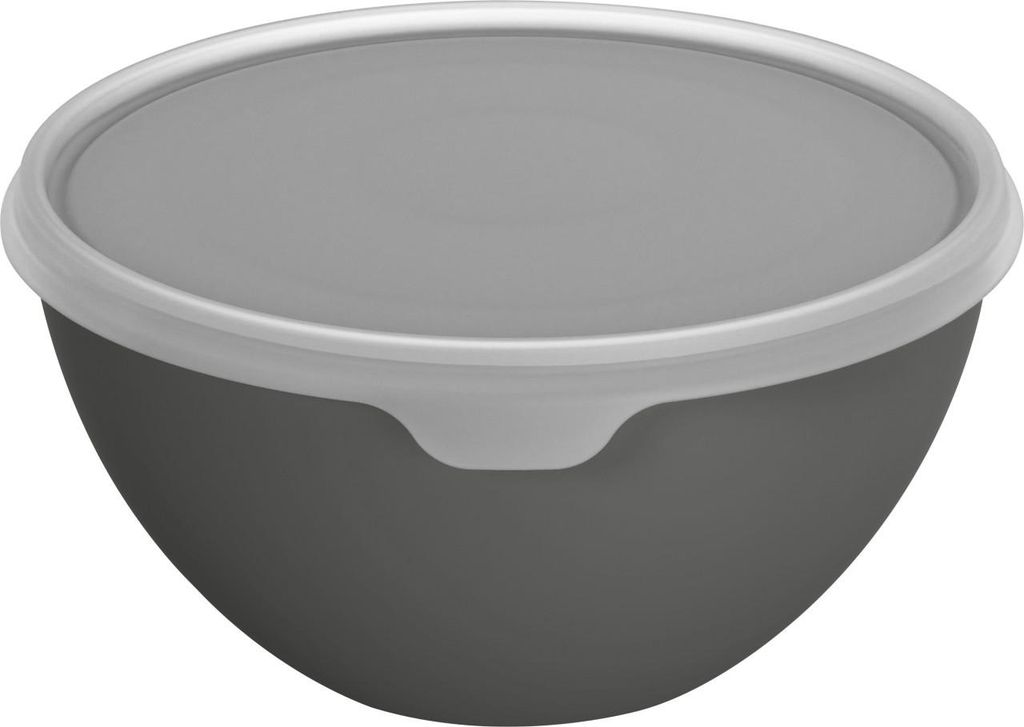 Rotho Schüssel + Deckel Caruba 3 L schwarz