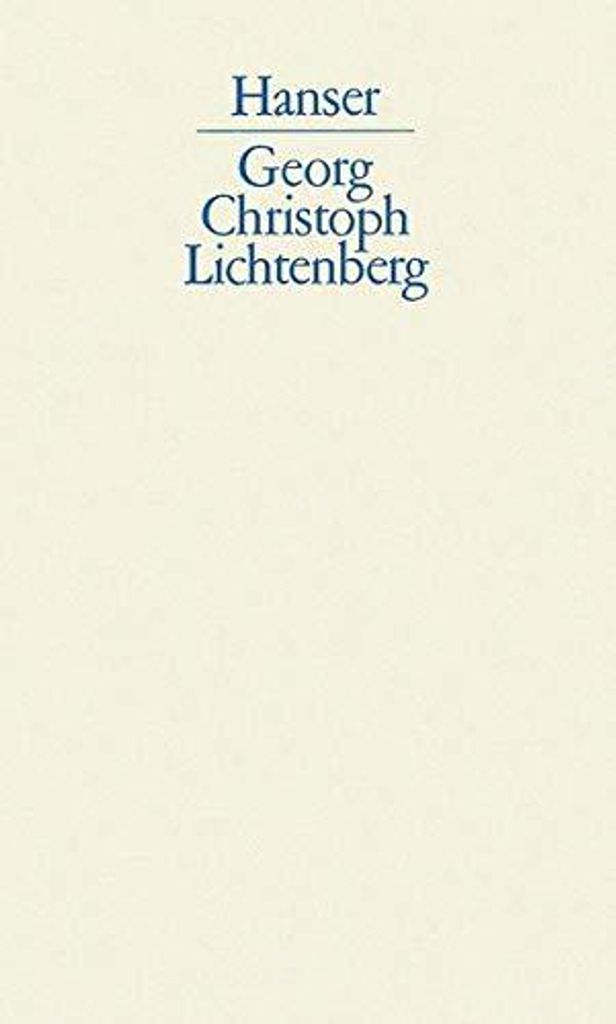 Schriften und Briefe 01. Sudelbücher I