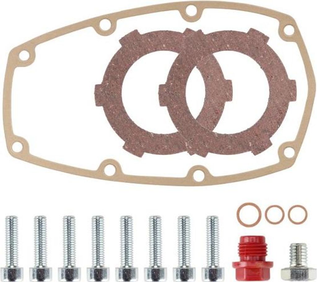 Ölschrauben + Kupplungsdeckeldichtung + Lamellen für Zündapp ZD 10 30 Typ 446 / ZR 20 Typ 447 - Citomerx