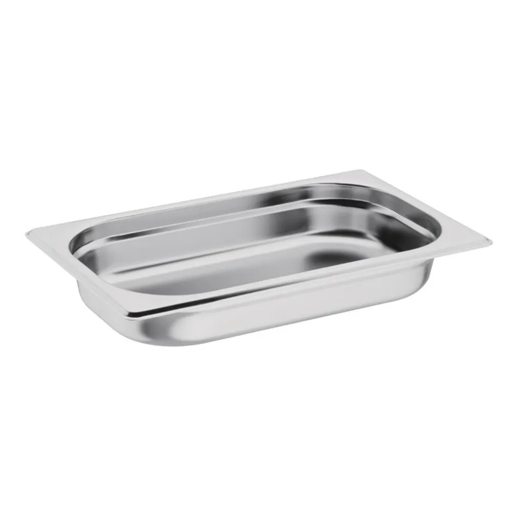 Contenitore Vogue GN 1/4 Inox 40mm - Qualità Professionale Gastronorm