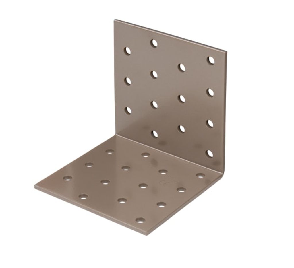 Alberts DURAVIS Lochplattenwinkel, perlbeige 80 x 80 x 80 mm