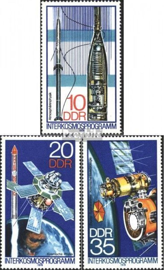 Briefmarken DDR 1978 Mi 2310-2312 (kompl.Ausgabe) Produktbild 