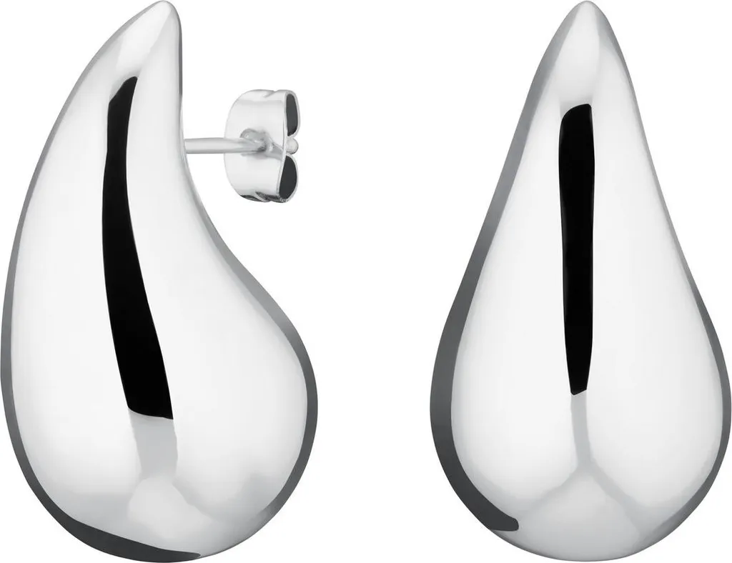 Boucles d'oreilles Goutte d'eau en Acier : Bijou Femme Style Moderne