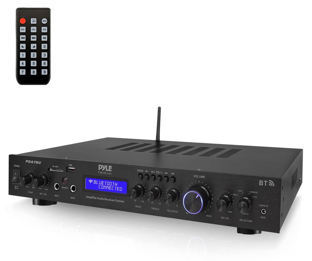 Pyle Verstärker HiFi Stereo, 200W- 2 Kanal mit Bluetooth, Produktbild 