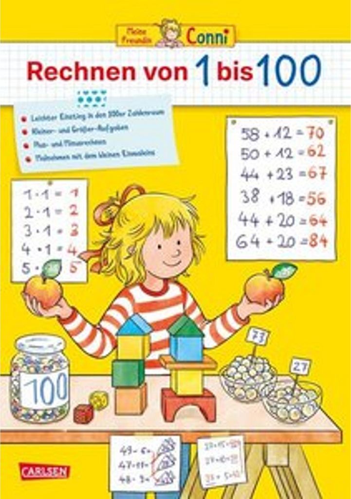 Conni Gelbe Reihe (Beschäftigungsbuch): Rechnen von 1 bis Produktbild 