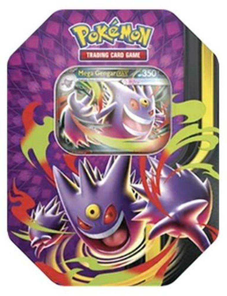 Pokemon Mega Moonlit Tins: Mega Gengar ex Tin Produktbild 