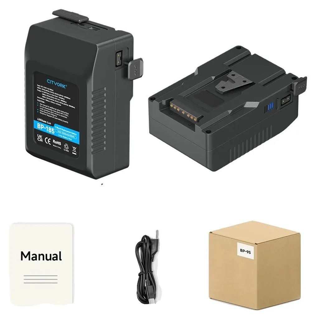 Batterie V-Mount BP-185 : Solution d'Alimentation Stable pour Rig Caméra