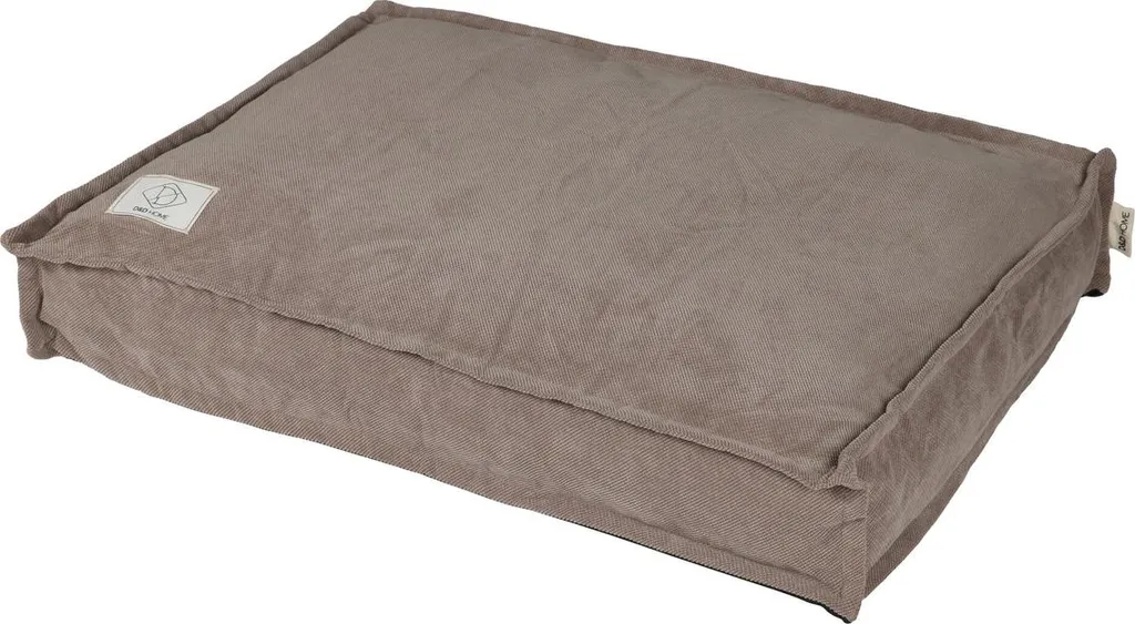 Coussin pour chien déhoussable D&D Steve beige L en toile résistante