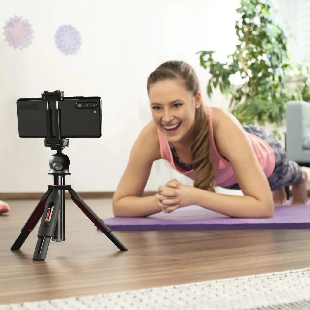 Hama Solid 80 (Solid III) Treppiede 80cm con Telecomando Bluetooth Nero - 5