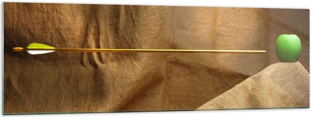 Bilder auf glas - Pfeile Holz Schießen Wettbewerbe - 160x50cm - Glasbilder - Wandbilder - Kunstdruck - zum Aufhängen bereit - Wanddekoration aus ...
