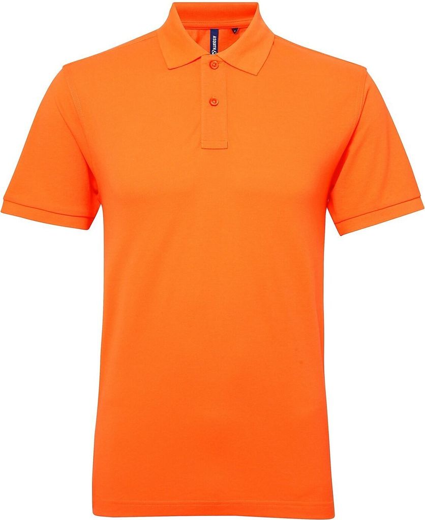 Asquith & Fox Damen Kurzarm Performance Blend Polo Shirt RW5354 (L) (Neon Orange)