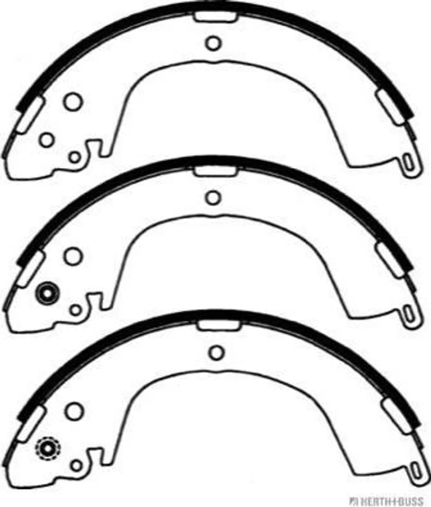Ganasce Freno Sicure HERTH+BUSS J3505034 Mitsubishi L200 MB102643