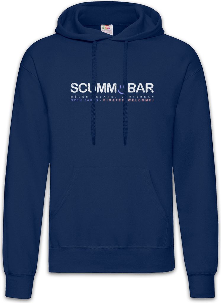 Urban Backwoods Scumm Bar, Herren Hoodie, Farbe: Navy, Größe: 2XL