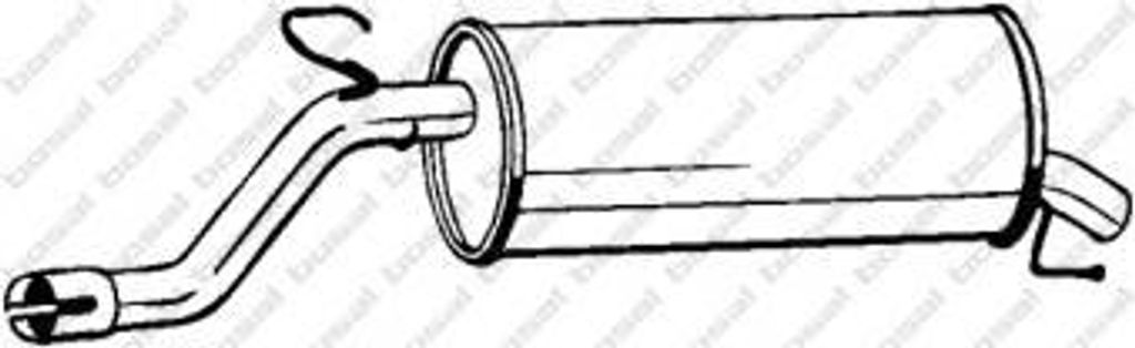 Bosal Endschalldämpfer 185-689