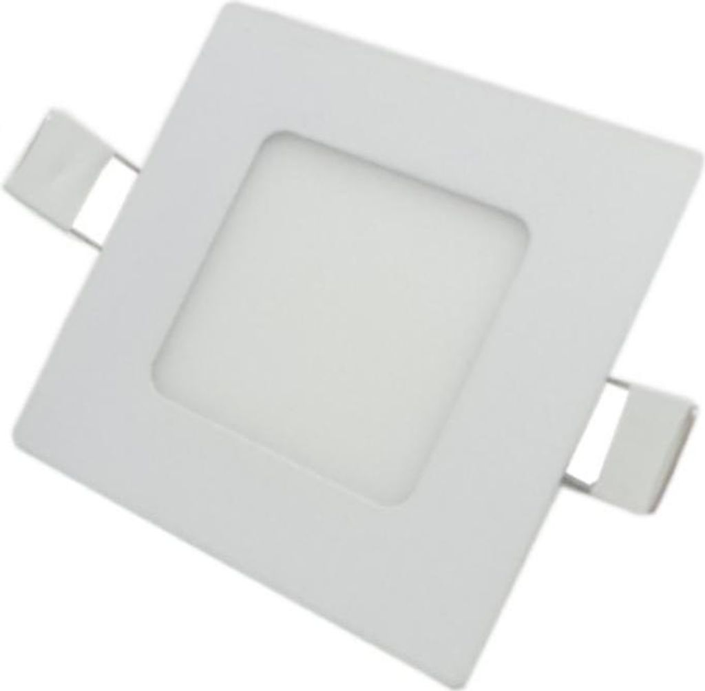 Spot LED Encastrable Carré 3W 120° - Blanc Froid 6000K - Image du produit 