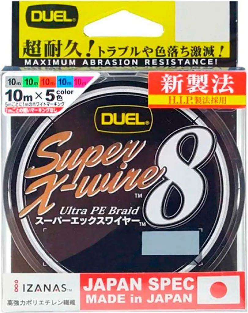 Fini les Perruques avec la Tresse Duel Super X-wire 8 200m 0.210mm Couleur