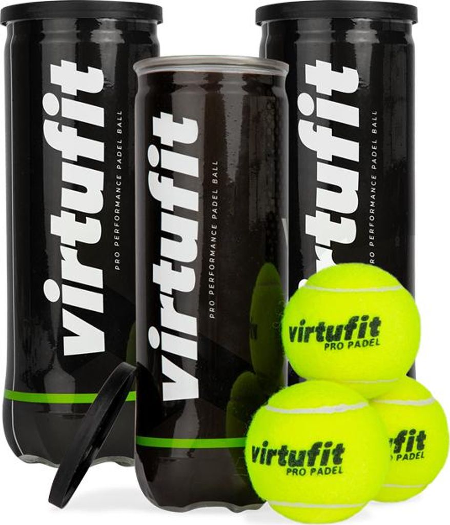 VirtuFit Pro Padel Zestaw 9 piłek padel Zdjęcie produktu 