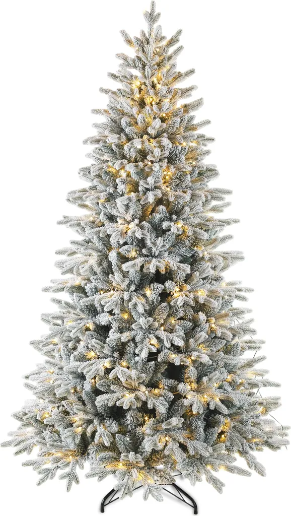Sapin de Noël artificiel réaliste 180 cm : fini les aiguilles avec 220 LEDs