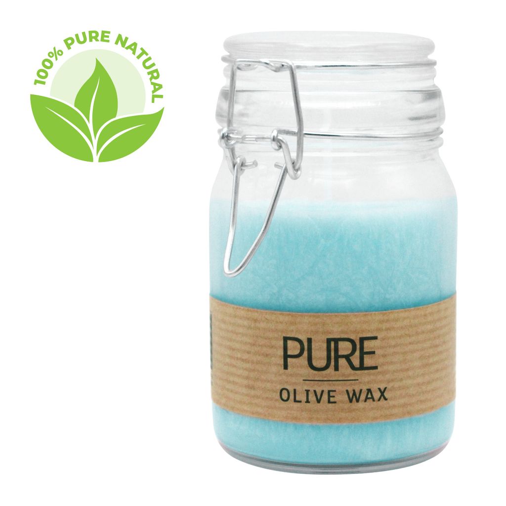 Pure Olive Duftkerze Im Glas - Handgefertigte Vegane Kerze Aus Deutschland