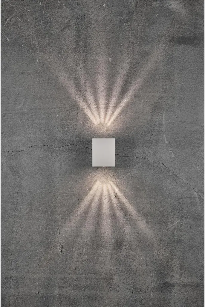 Applique Canto Kubi 2 LED Blanc IP44 : Solution Anti-Corrosion Façade - 10