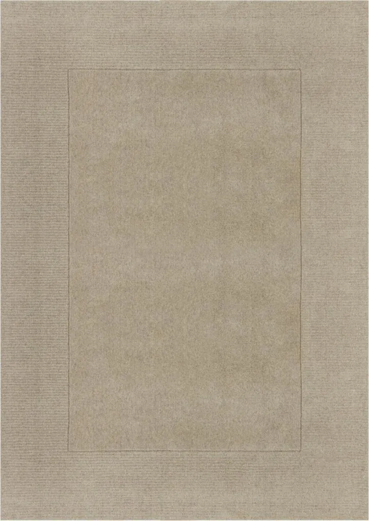 Tapis de salle à manger 160x230 laine naturelle Tuscany Border Design