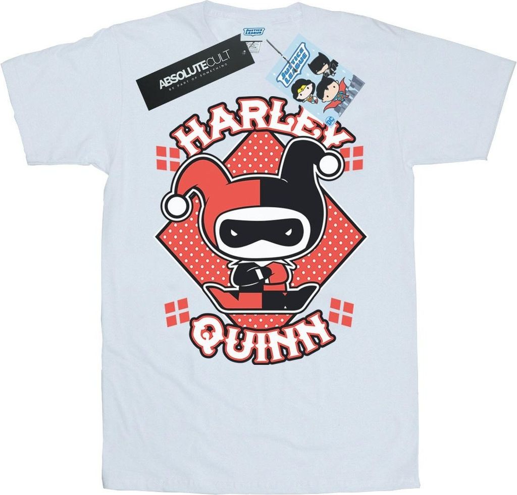 Harley Quinn - T-Shirt für Damen BI1433 (S) (Weiß)