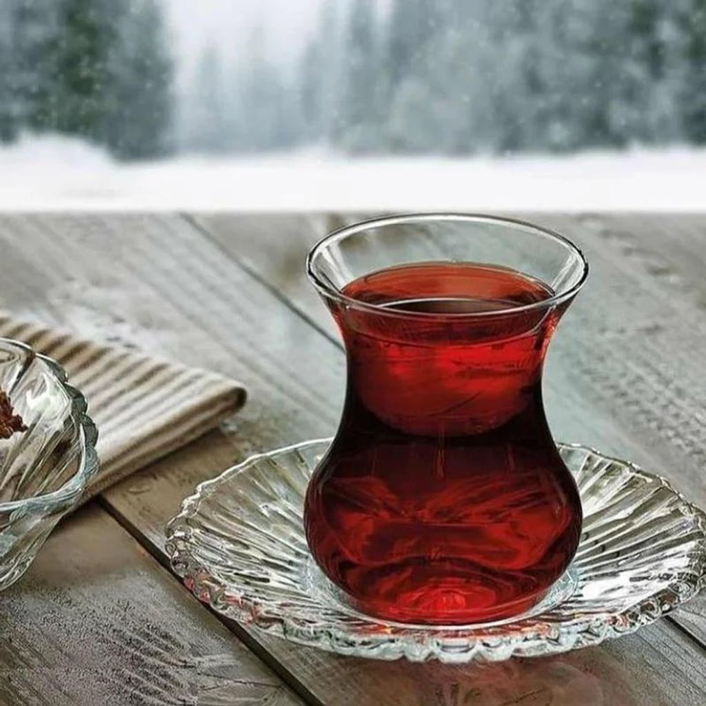 Pasabahce Aurora Teeservice 12-teilig 155 ml mit 6 Gläsern Produktbild 