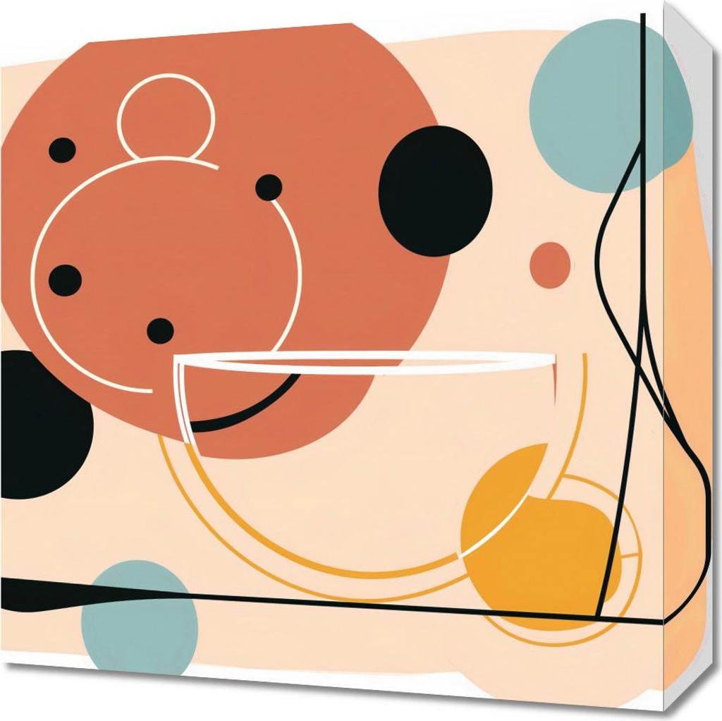 Bild 40x40cm Harmonie der Wärme