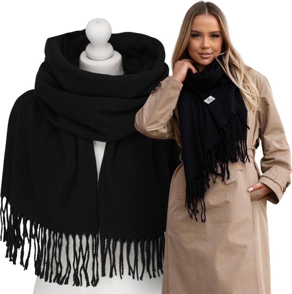 Sciarpa 180x70 PTN SP100C-5387 Nero Immagine del prodotto 