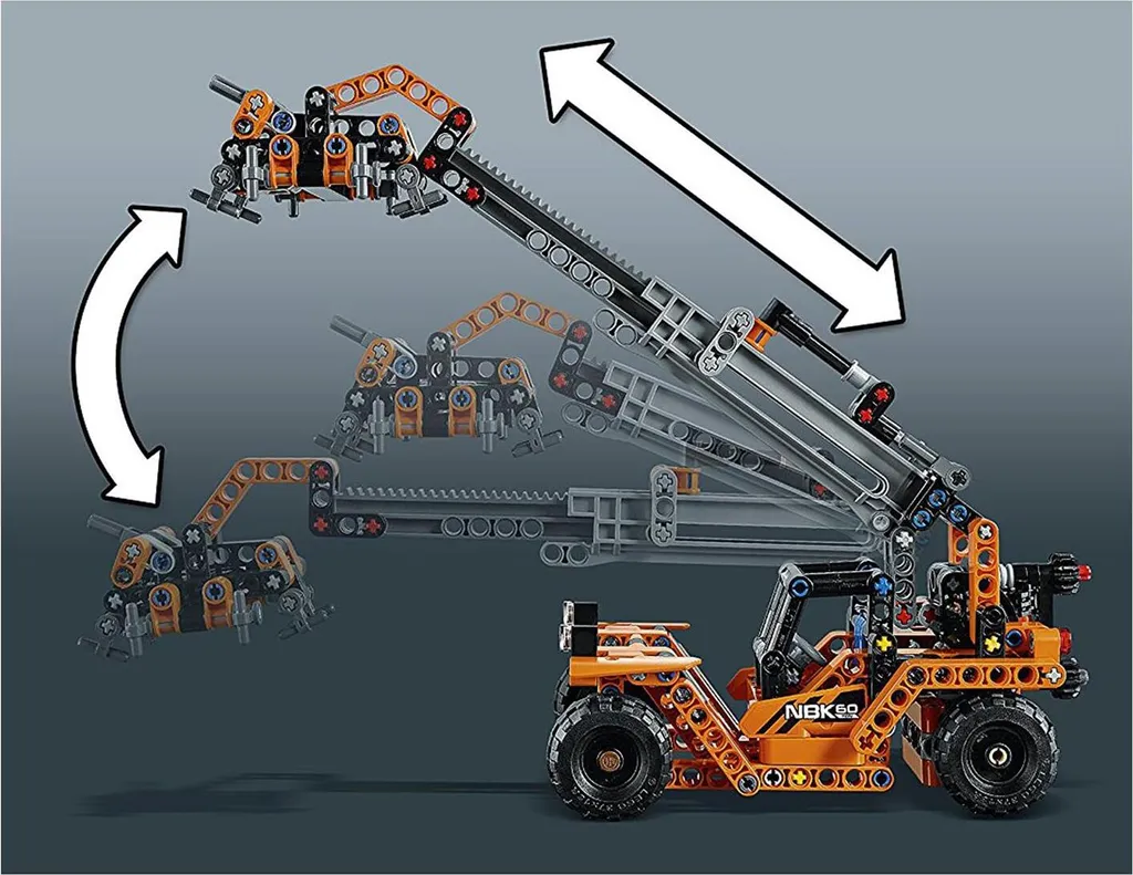 Jeu de construction de transport de conteneurs LEGO Technic 42062 bleu - 6