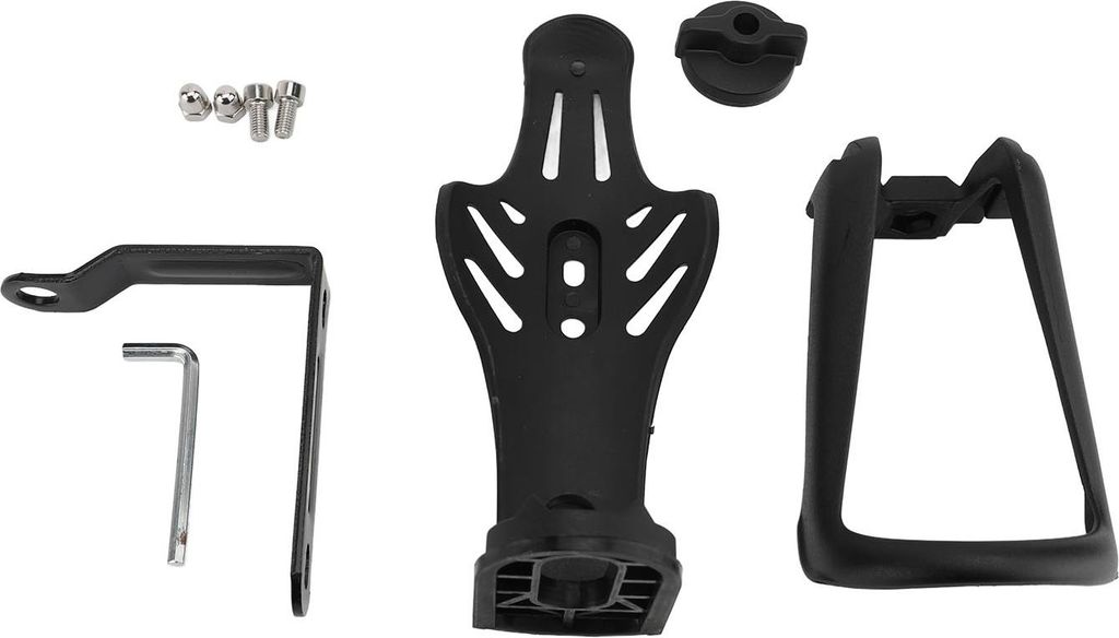 Fahrrad-Wasserflaschenhalter, verstellbarer Klemmbereich von 2,13 bis 3,07 Zoll, leichte Aluminiumlegierung für Motorrad, Berge