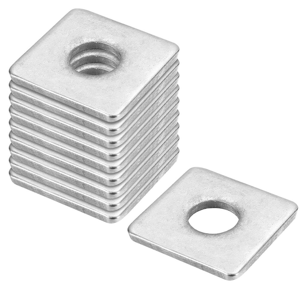 10 Stück Vierkantringe M12x30x30x3mm 304 Edelstahl Vierkantring Flachdichtung
