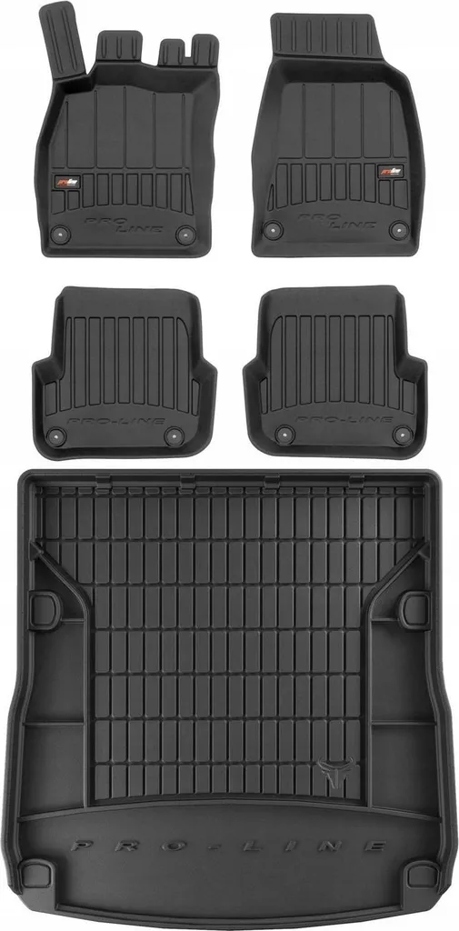 Set di tappetini compatibile per Audi A6, tipo 4F, C6 (anno di