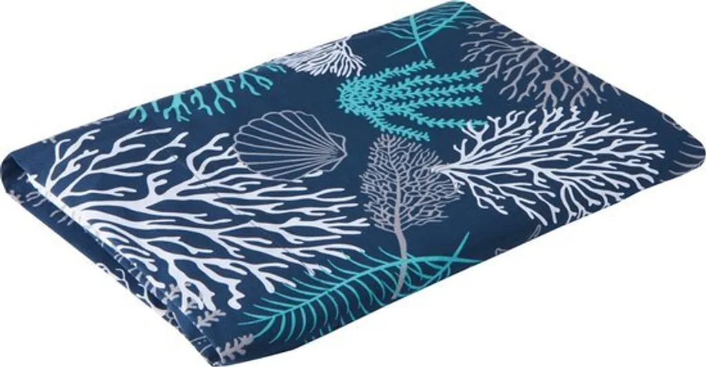Nappe de table marine 100x115 cm Al Bleu pour bateau et extérieur