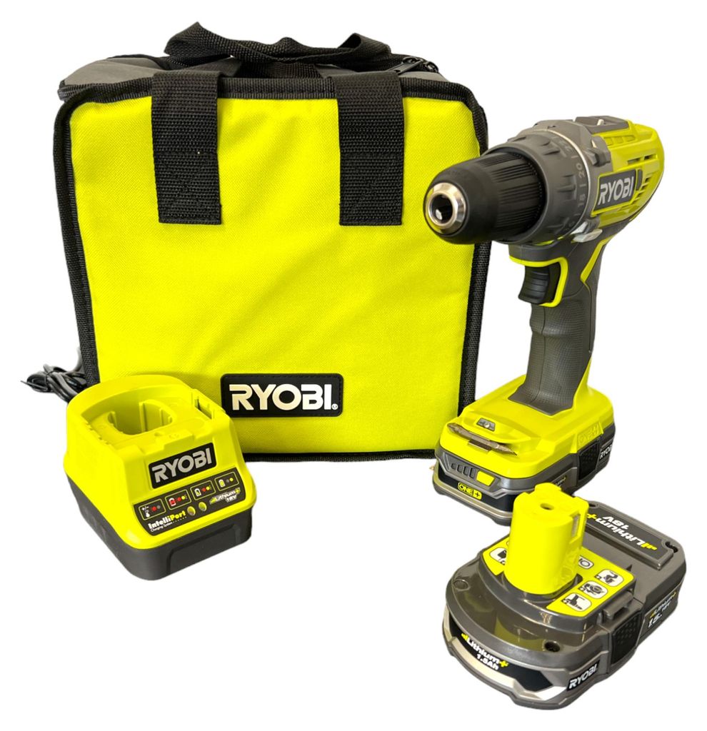 Trapano avvitatore a batteria RYOBI R18DD3-215S 18 V 50 Nm Immagine del prodotto 