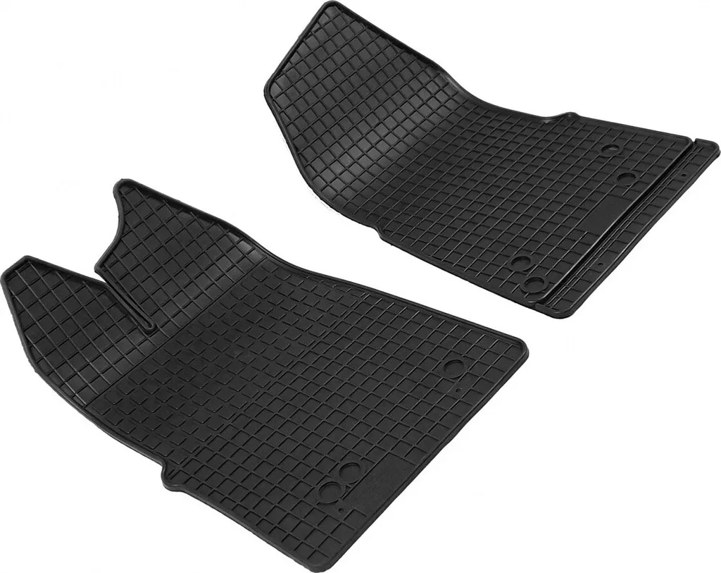 Set 2 Tappetini Gomma Su Misura Ford Transit Tourneo Custom 2012-2018