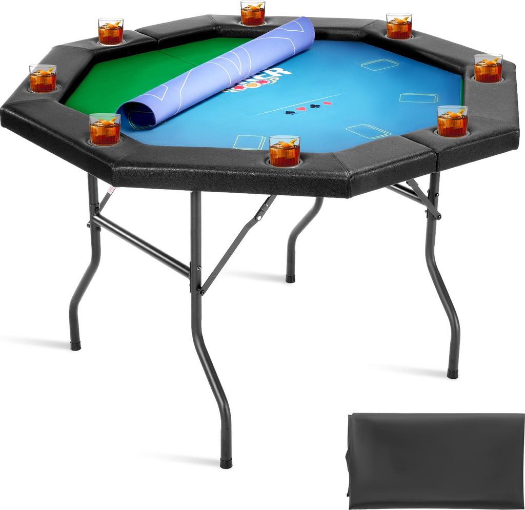 VEVOR klappbarer Pokertisch für 8 Spieler (1325 mm) Produktbild 