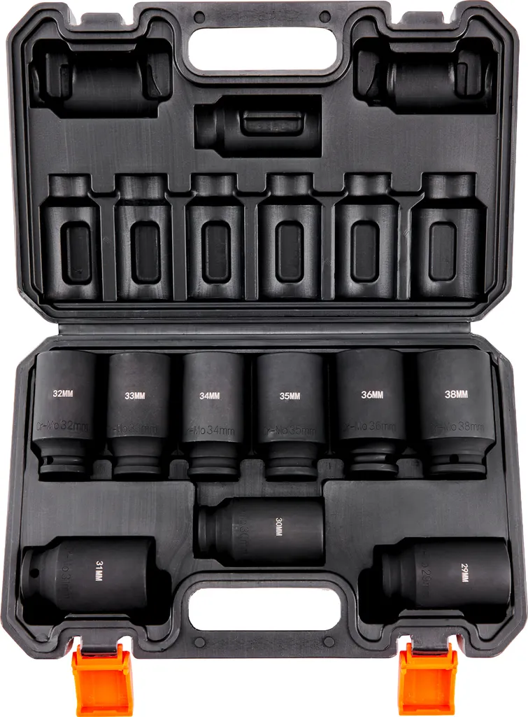 Jeu de Douilles à Choc 1/2 SucceBuy 29-38mm en Acier Cr-Mo 9 Pièces