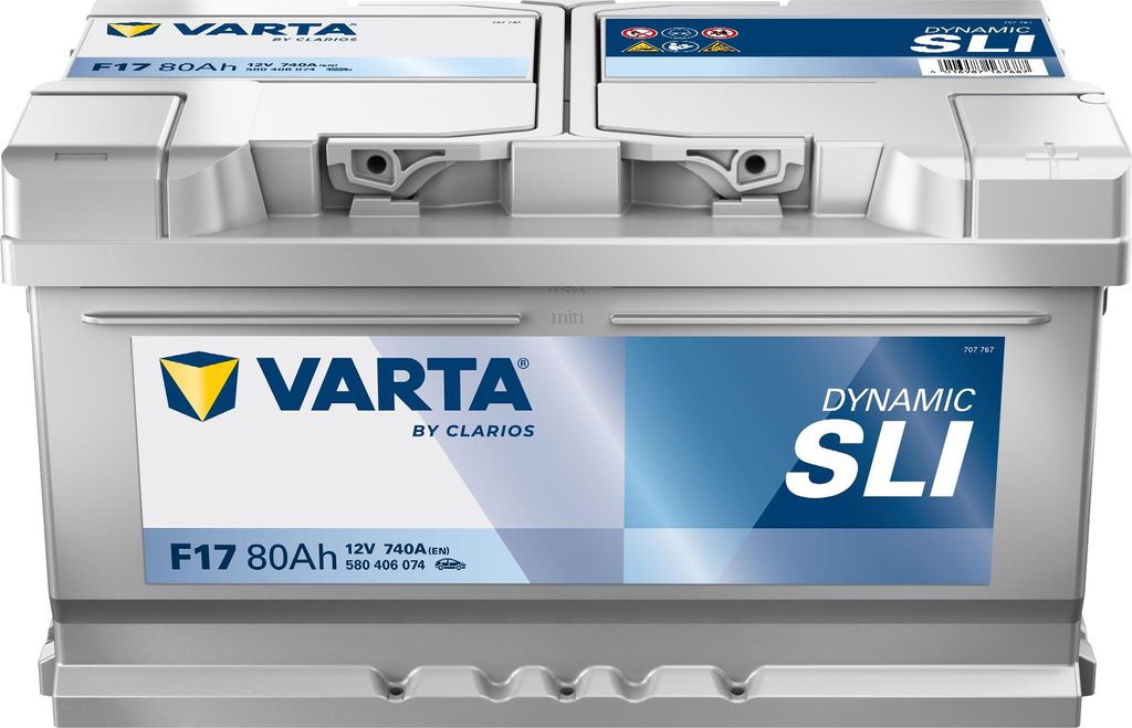 Varta Dynamic SLI Starterbatterie F17 12V 80Ah 740A