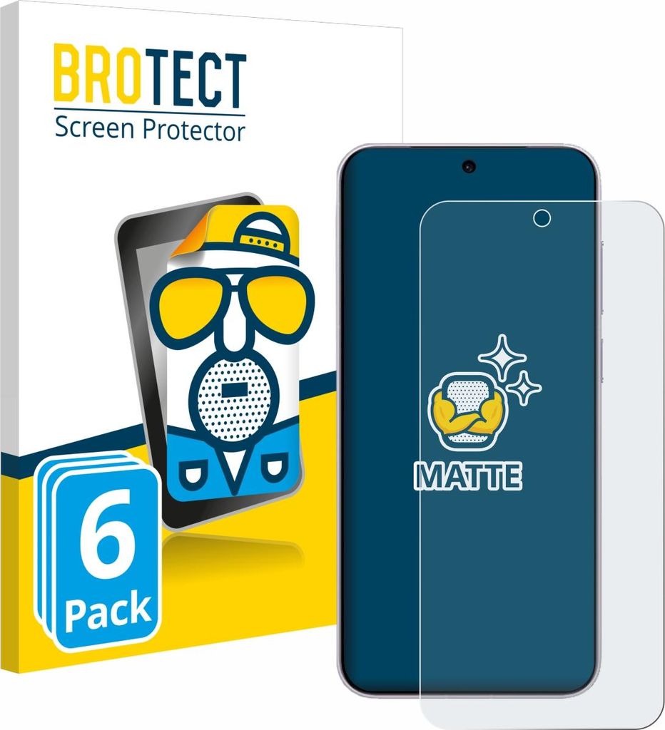 6x BROTECT Schutzfolie für Vivo X300 Displayschutz Displayschutzfolie Folie Matt Entspiegelungsfolie
