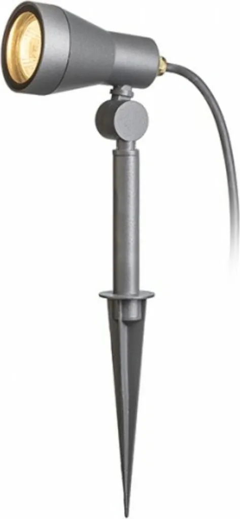 Spot étanche IP54 RENDL DIREZZA anthracite 35W orientable sur tige