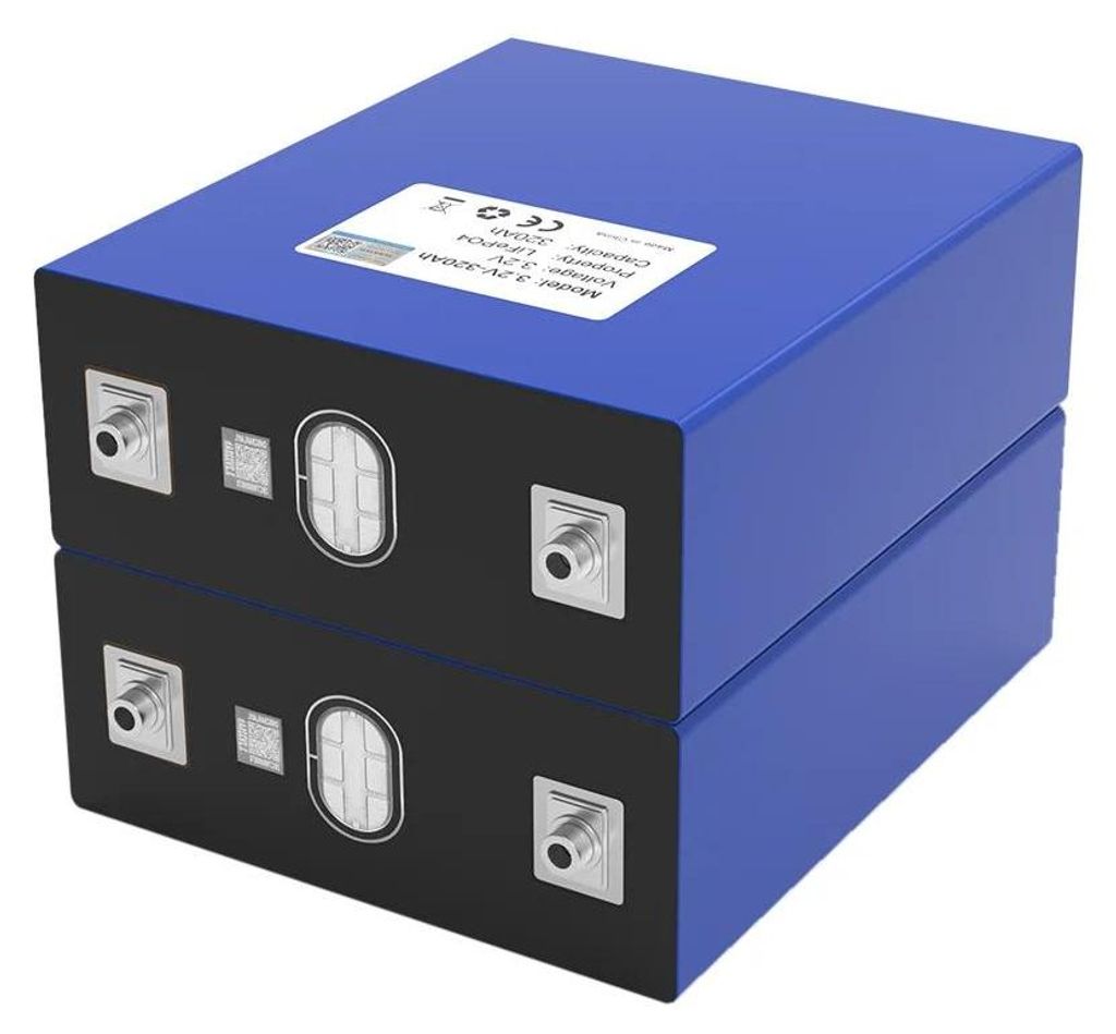 LiFePO4 Akku Zellen 3,2V - 32 Stück 340Ah Grade A - Für 12V 24V 4S Batteriepack - Solarspeicher Wohnmobil E‐Scooter