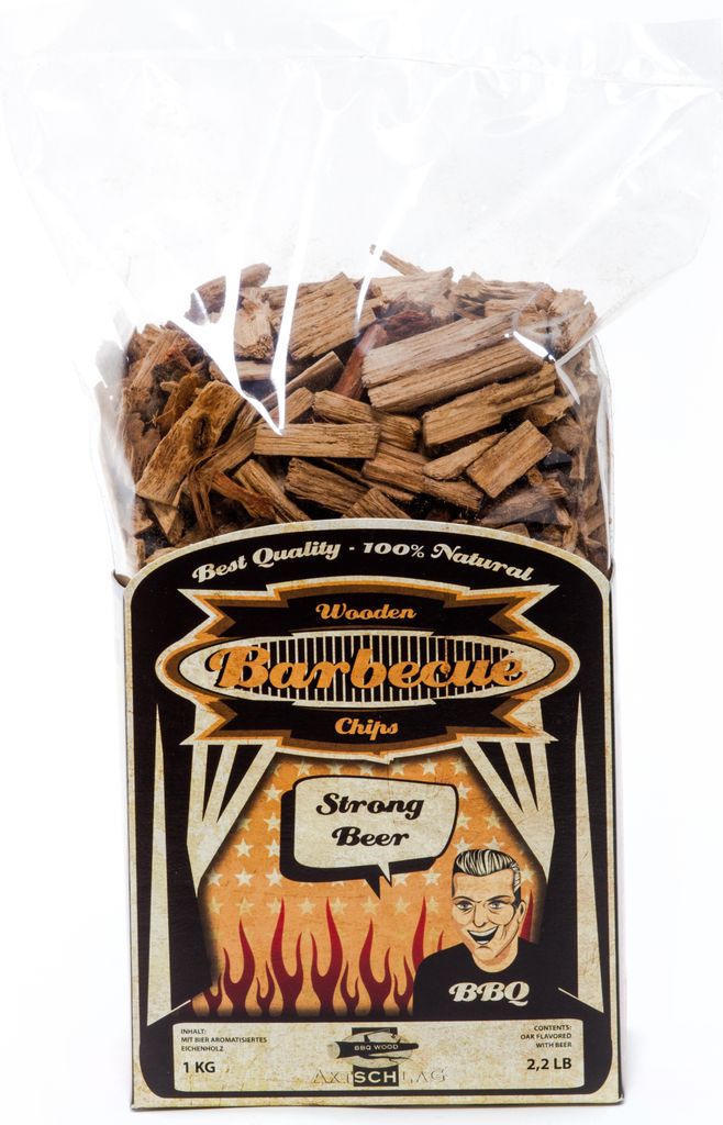 Axtschlag Wood Smoking Chips Strong Beer - Eiche