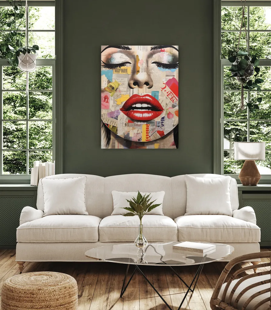 Stampa Su Tela Ragazza 'Girl Deal With It' – Quadro Decorativo 45,7x30,5 Cm - 3