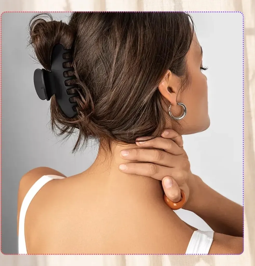 Set 4 Fermagli Capelli Camerazar Neri: Accessori Professionali Styling - 4